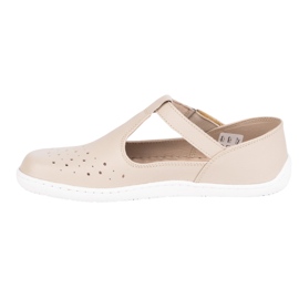 Olivier Scarpe a piedi nudi da donna fatti in pelle naturale 1283 beige 1