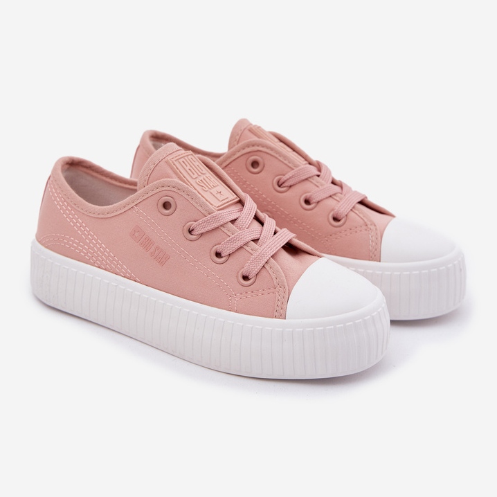 Big Star RR374011 Pink Lace -Up Sneaker rosa 1