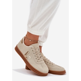 Sneaker da donna Eco Suede Beige 1