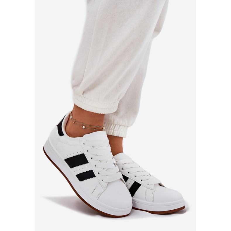 EVento Sneakers da Donna in Ecopelle, Colore Bianco 1