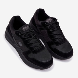 EVento Scarpe sportive da uomo da uomo sulla piattaforma nera nero 1
