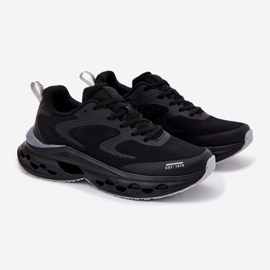 Scarpe sportive maschili sulla Big Star RR174022 Piattaforma Hi-Polish Black System nero 1