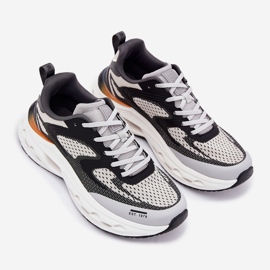 Scarpe sportive maschili sulla piattaforma di sistema Hi-Polish RR174023 Big Star RR174023 grigio 1