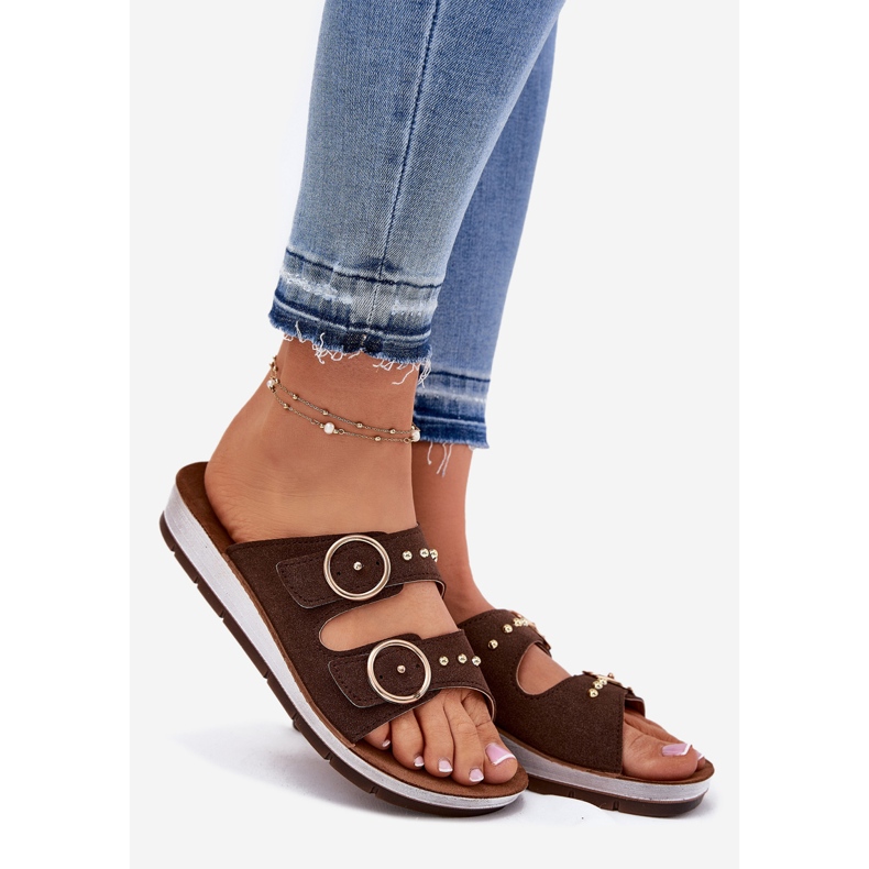 Comodi donne inblu da donna cp000054 flip marrone 1