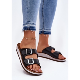 Infradito da donna con INBLU CP000042 Black Blamps nero 2