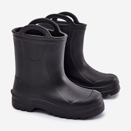 Galoshes per bambini di Lemigo Doggy 735 Black nero 1