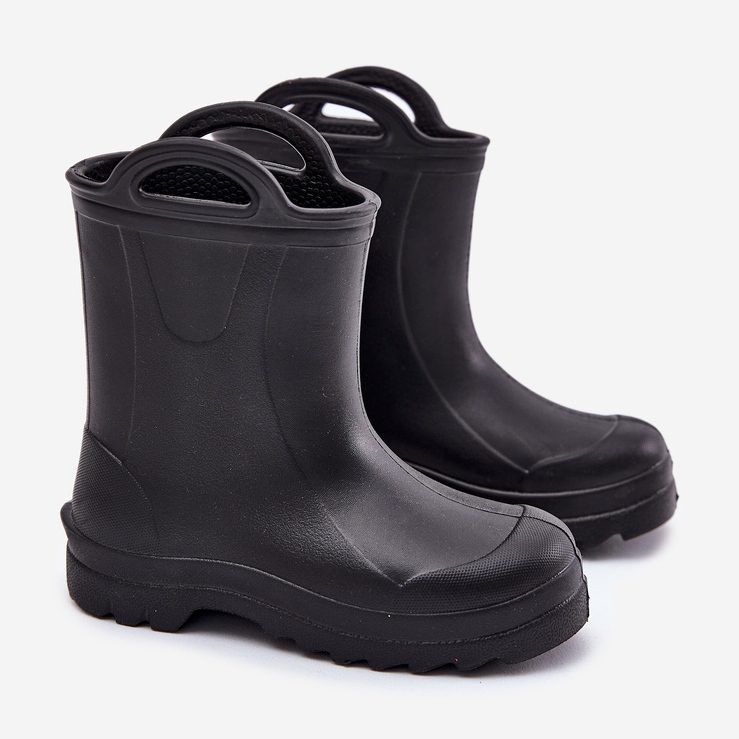 Galoshes per bambini di Lemigo Doggy 735 Black nero 1