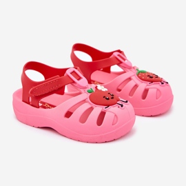 Velcro Sandals per bambini Fruit 83615 Ipanema estate xiv rosa-rosso 1