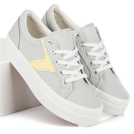 Kylie Scarpe Da Ginnastica Sulla Piattaforma grigio 2