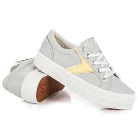 Kylie Scarpe Da Ginnastica Sulla Piattaforma grigio 1