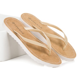 Vinceza Infradito beige 1