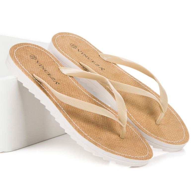 Vinceza Infradito beige 1