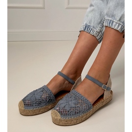 Sandali blu espadrile 1