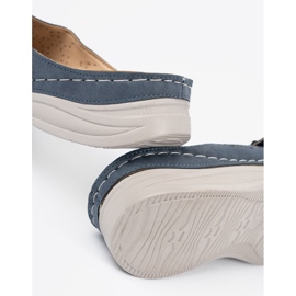 Seastar Infradito da donna della Marina con un fiore decorativo blu 1