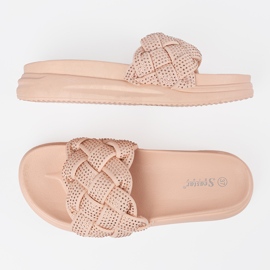 Seastar Infradito rosa con cristalli 1