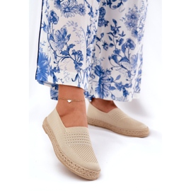 Espadrille femminili con Vinceza 13624 BEIGE BRAID 2