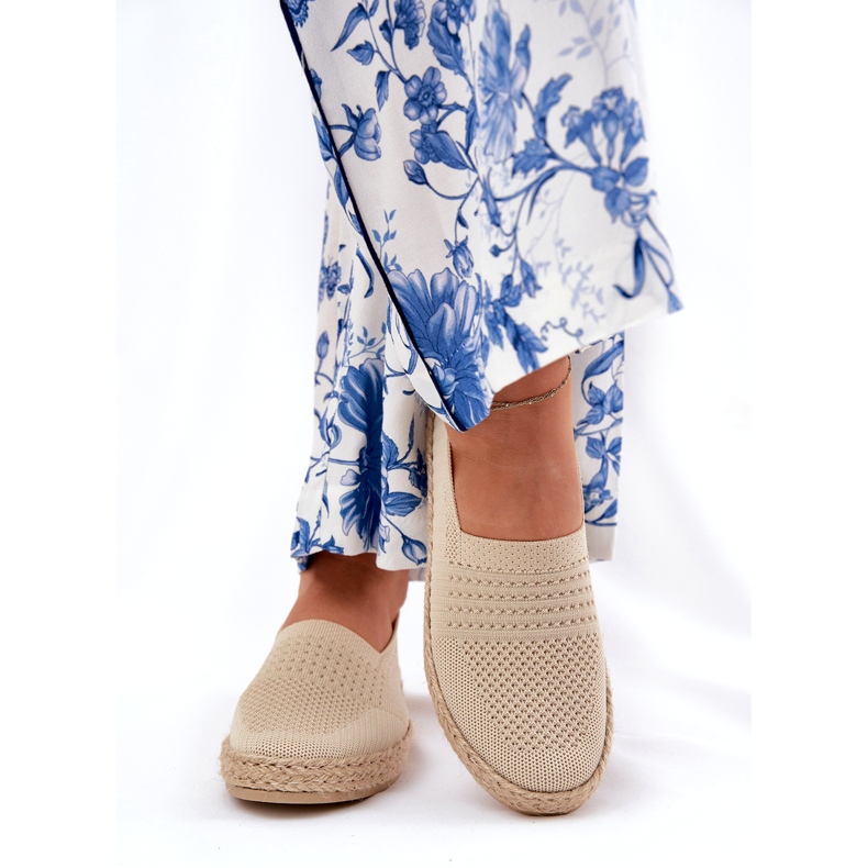 Espadrille femminili con Vinceza 13624 BEIGE BRAID 3