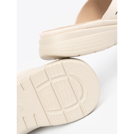 Light Beige Flip Flip sulla piattaforma 2