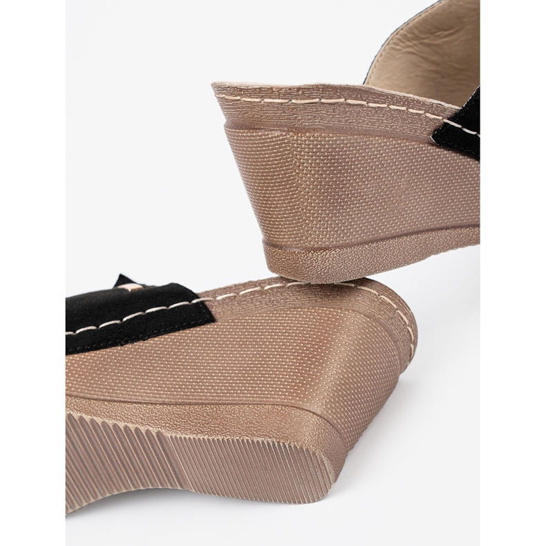 Goodin Flip neri delle donne sulla piattaforma nero 2