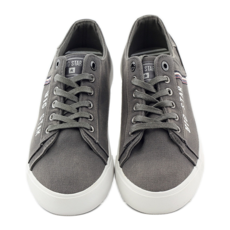 Sneakers allacciate Big Star 174316 grigio 4