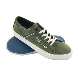 Sneakers sneakers Big star 174315 jeans kaki verde 3