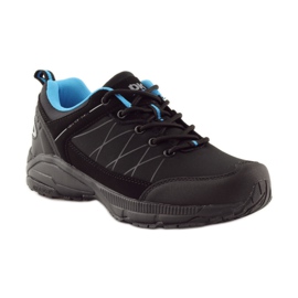 DK 18108 scarpe da trekking softshell nere nero blu 1