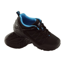 DK 18108 scarpe da trekking softshell nere nero blu 3