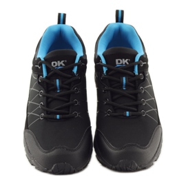 DK 18108 scarpe da trekking softshell nere nero blu 4