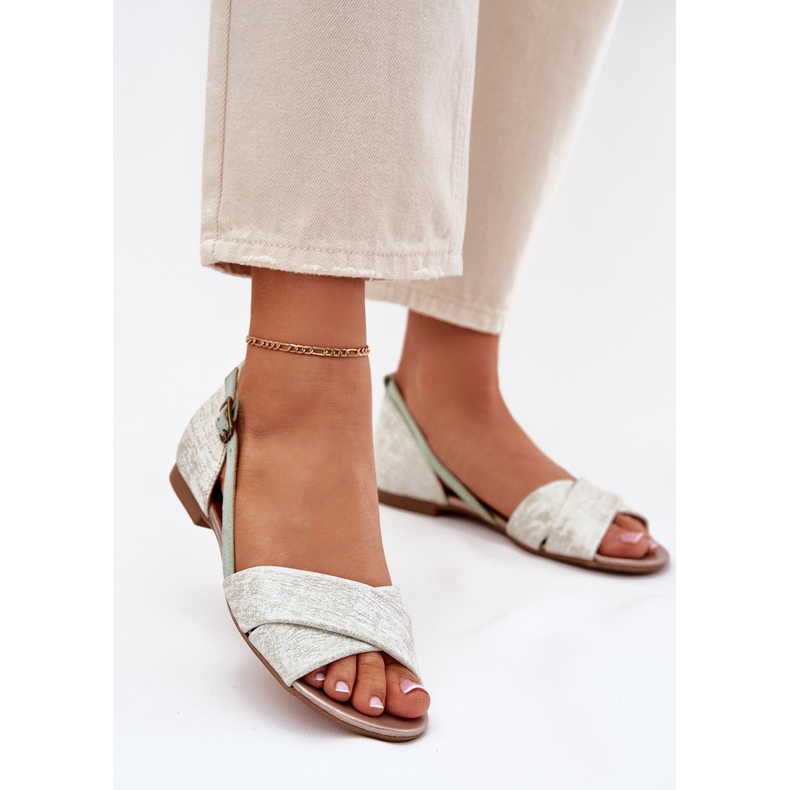 Maciejka Flat Sandals 04614-46 Mint verde 2
