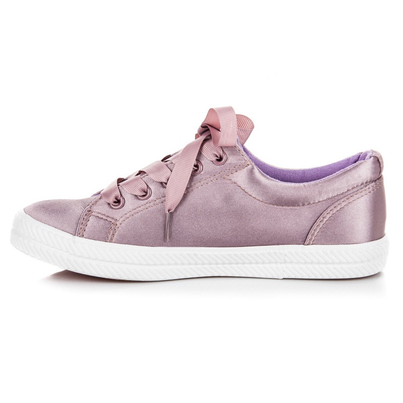 Kylie Scarpe da ginnastica in raso viola 1