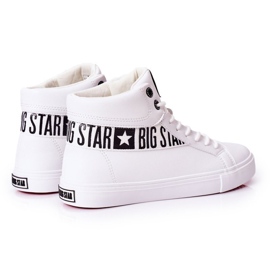 Sneakers Uomo Basse Big Star Alte Bianche EE174340 bianca 4
