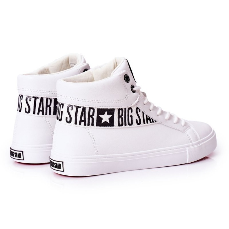 Sneakers Uomo Basse Big Star Alte Bianche EE174340 bianco 4