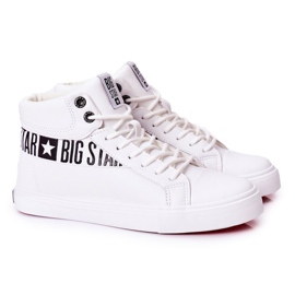 Sneakers Uomo Basse Big Star Alte Bianche EE174340 bianco 3
