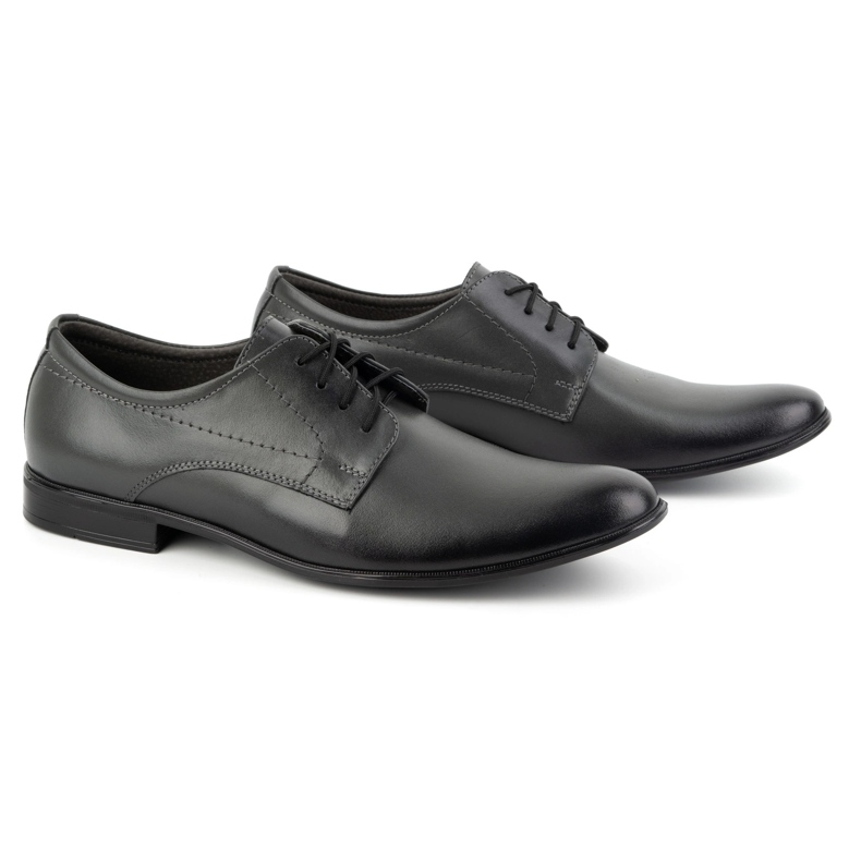 Olivier Scarpe da uomo in pelle formale 292l grigio 3