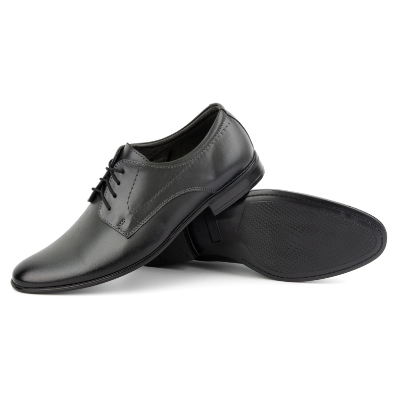 Olivier Scarpe da uomo in pelle formale 292l grigio 4