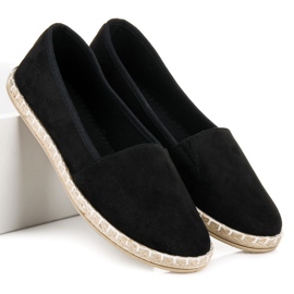 Espadrillas in camoscio nero 2