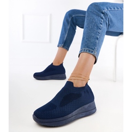 Sneaker blu blu navy 2