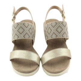 Sandali Caprice scarpe da donna 28604 beige 4