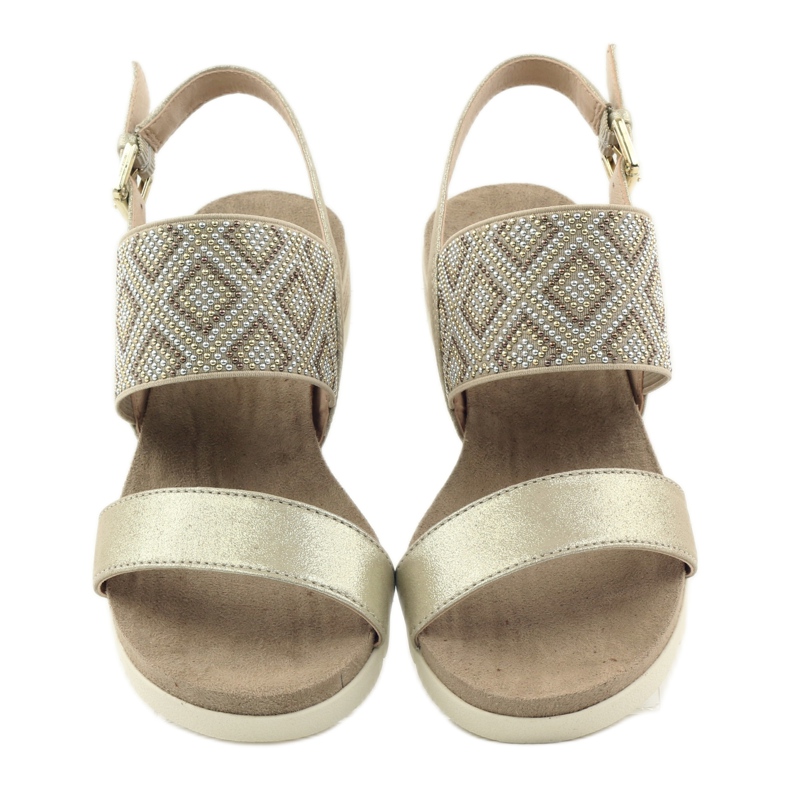 Sandali Caprice scarpe da donna 28604 beige 4