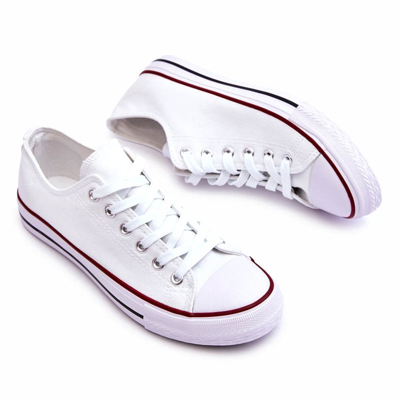 Sneaker classiche White femminile bassa bianco 1