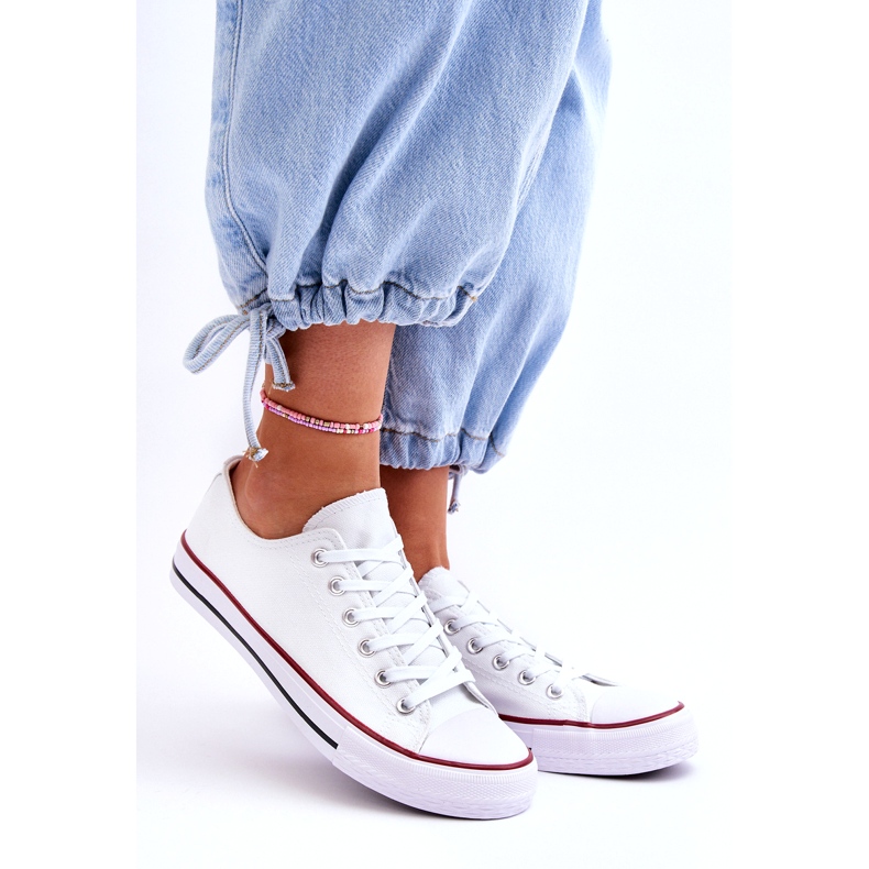 Sneaker classiche White femminile bassa bianca 2