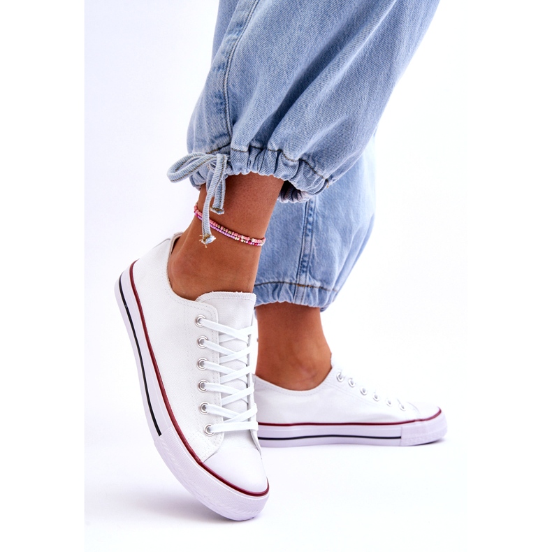 Sneaker classiche White femminile bassa bianca 4