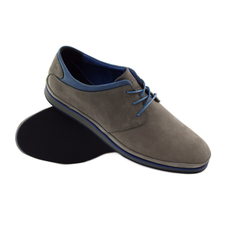 Badura 3363 scarpe sportive da uomo blu grigio 3