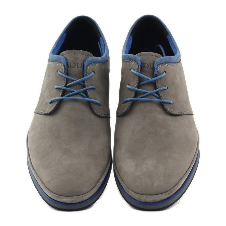 Badura 3363 scarpe sportive da uomo blu grigio 4