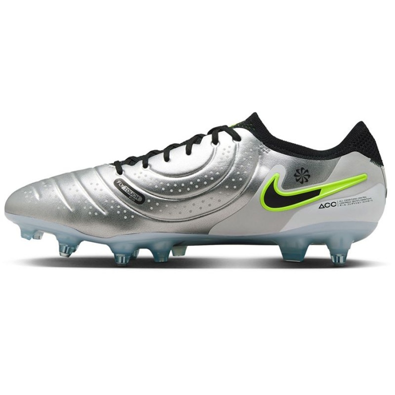 Nike Tiempo Legend 10 Elite SG-Pro AC DV4329-001 Scarpe da calcio d'argento 2