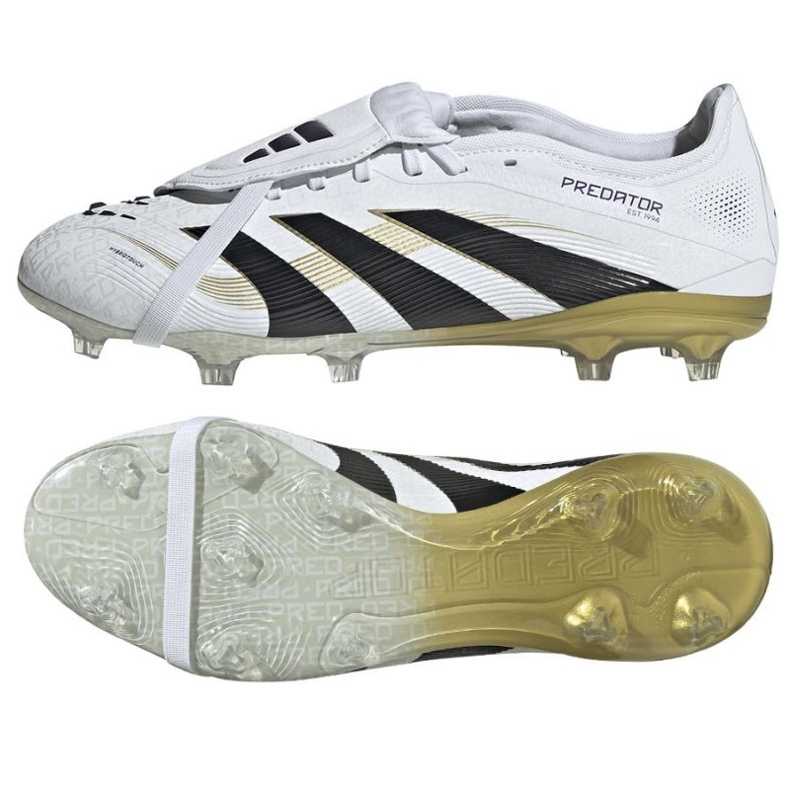 Scarpe da calcio adidas predator pro ft fg jr4770 bianca 1