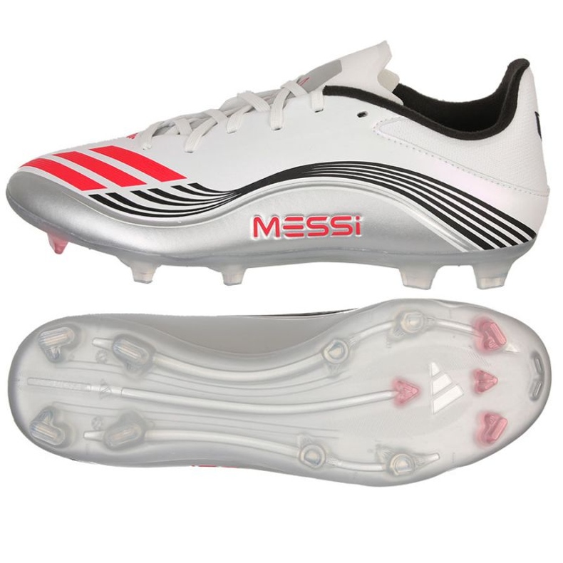 ADIDAS F50 Messi League FG/MG JP7446 SCARPE DI CALCIO bianco 1