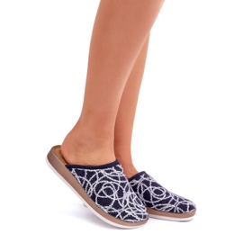Ciabatte Lucide da Donna Inblu CT000028 Blu Navy 1