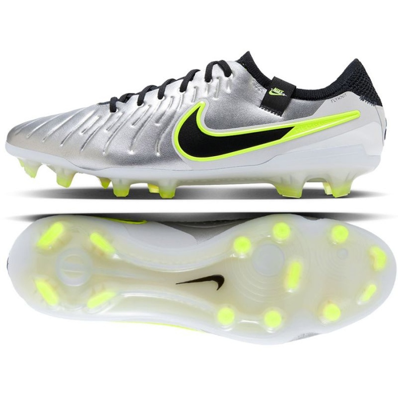 Puma Nike Tiempo Legend 10 Elite FG DV4328-001 Scarpe da calcio argento 1