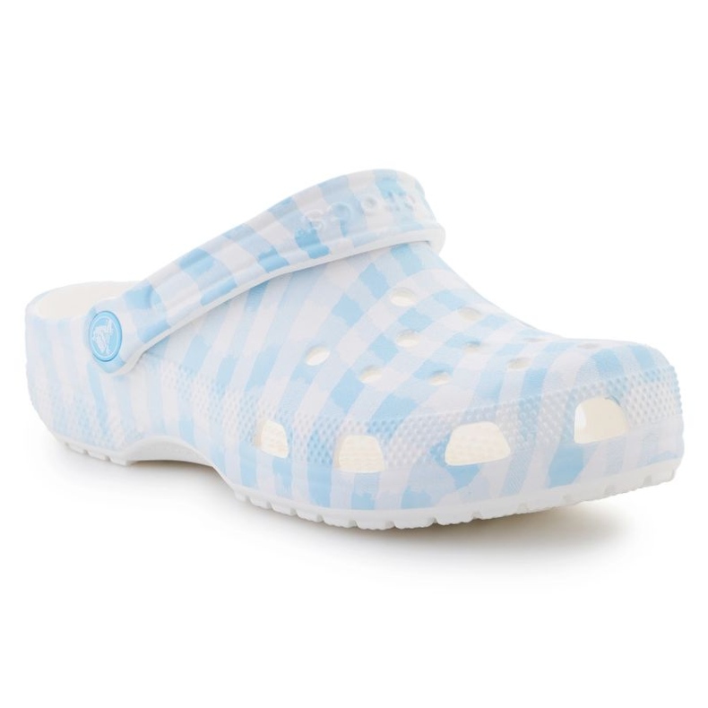 Crocs classic Gingham Clog 211006-16s Flip-Flops bianca 1